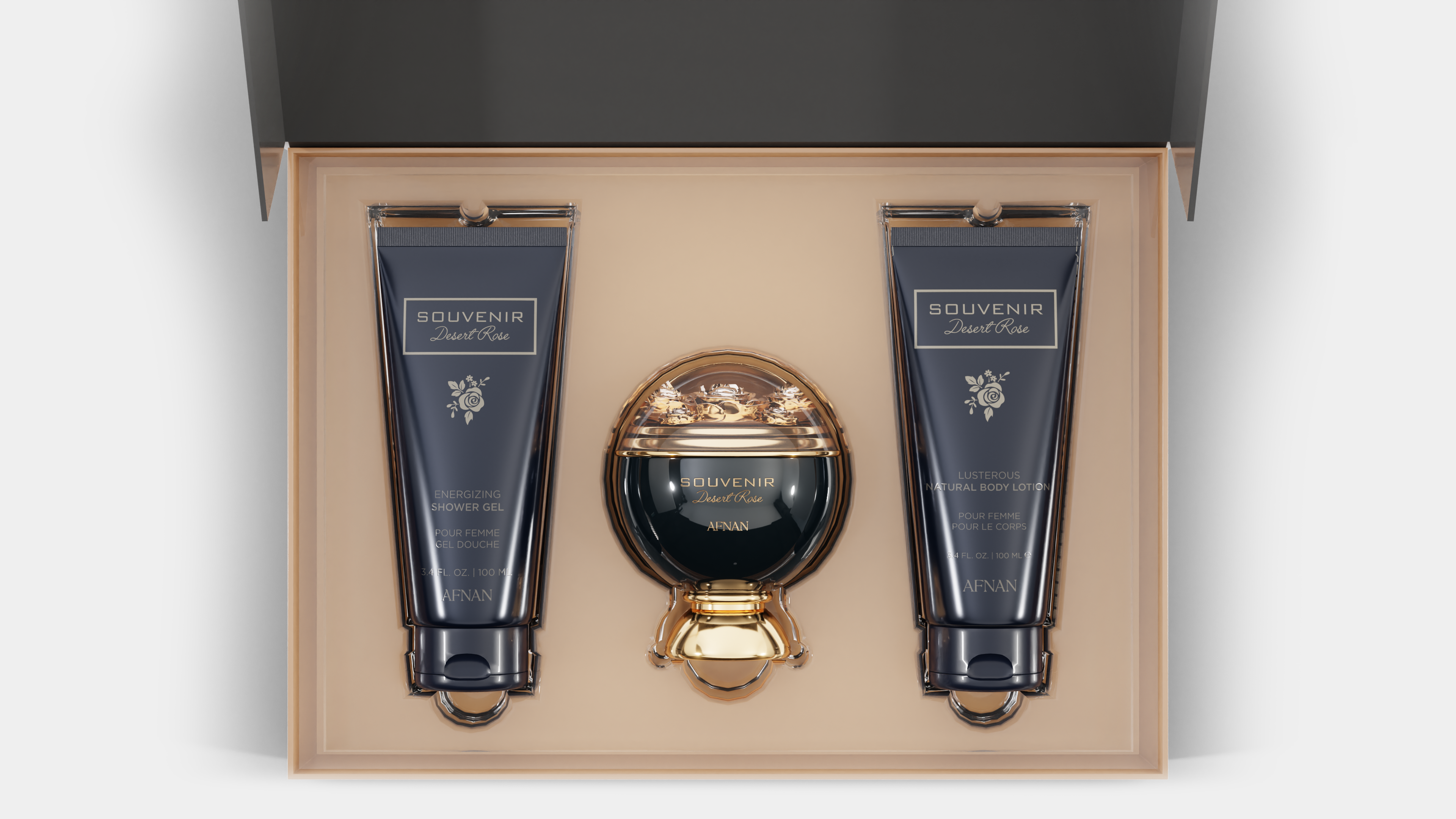 Coffret cadeau Souvenir Desert Rose