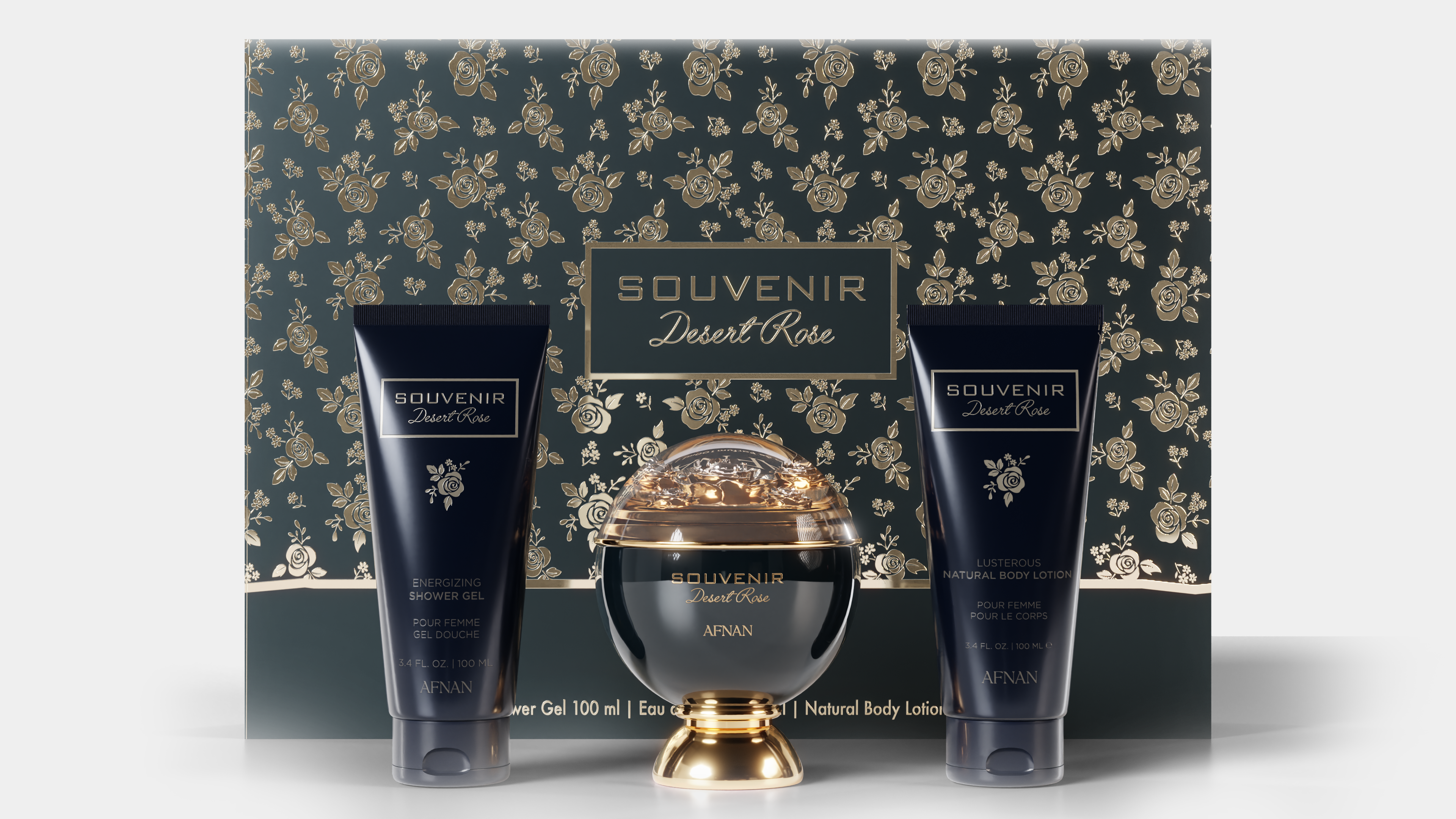 Coffret cadeau Souvenir Desert Rose